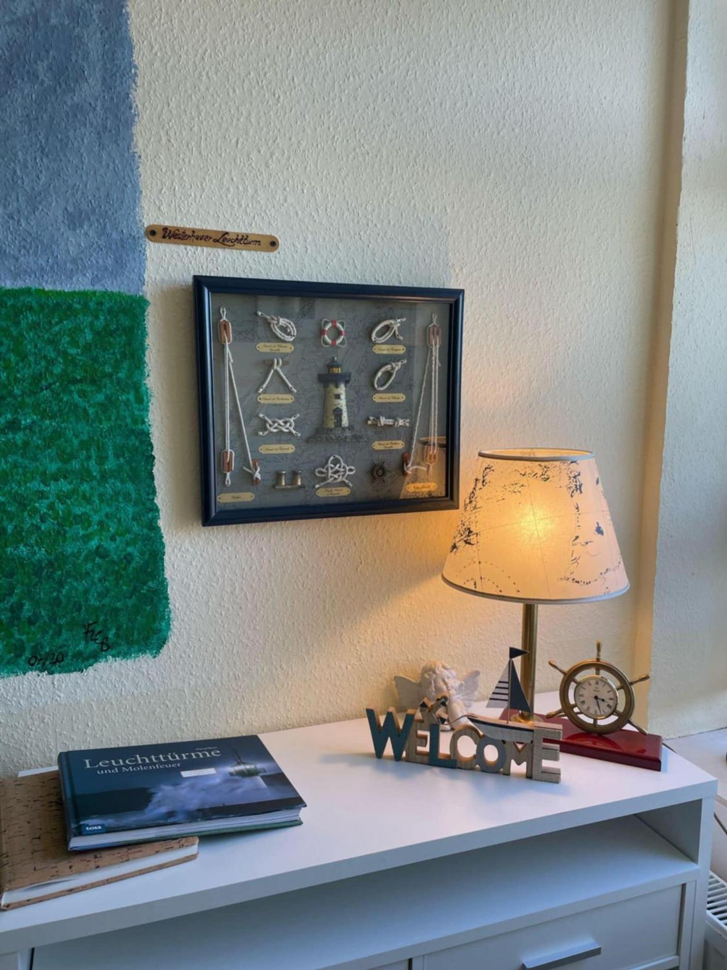 Ferien Wohnung -Leuchtturm Oldenswort Eksteriør billede